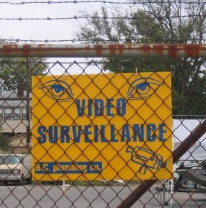 surveillance sign