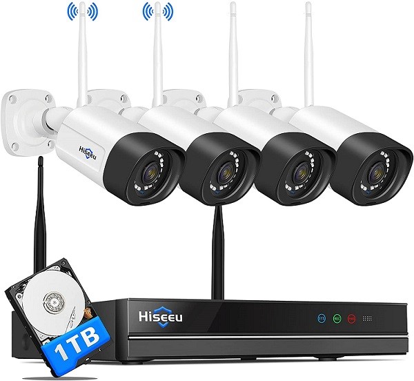 Hiseeu 2K WiFi Security Camera System Review