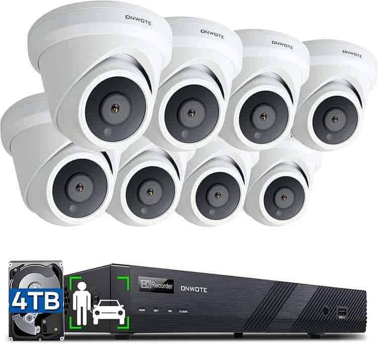 ONWOTE 4K Security Camera System Review with 16ch NVR and 8 IP Cameras