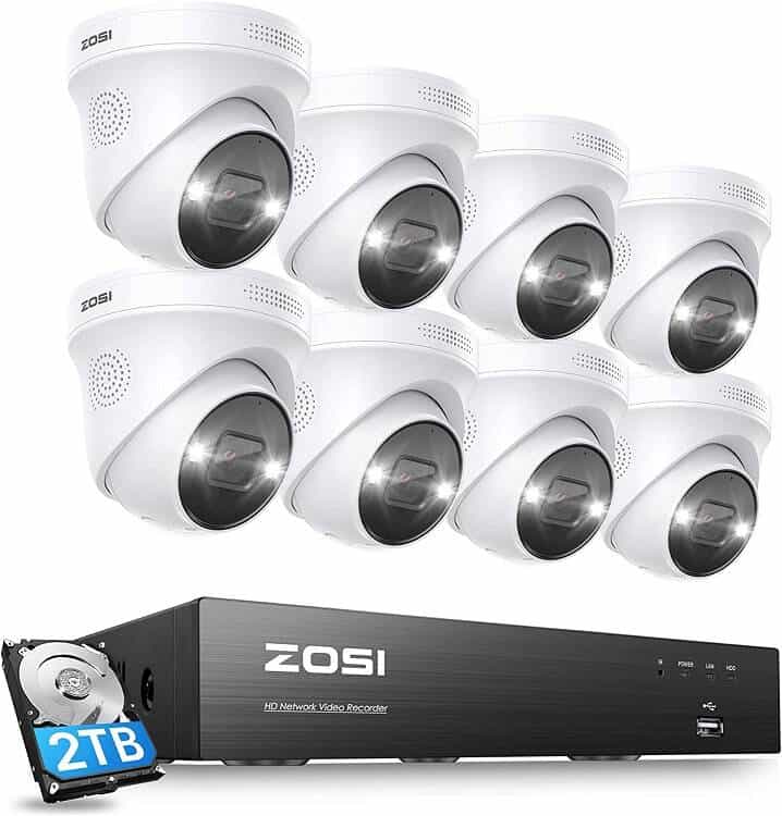 ZOSI 4K POE Home Security Camera System Review - 8DN-2258W8-20-US