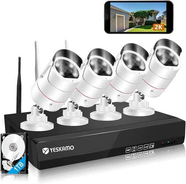 YESKAMO 5MP WiFi Security Camera System Review