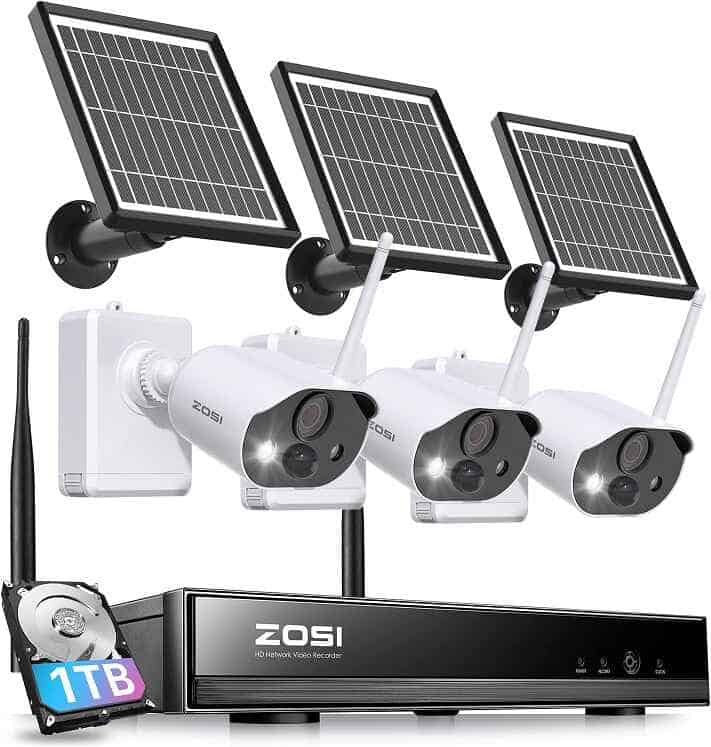 ZOSI C306PK Solar Powered Wireless Security Camera System Review