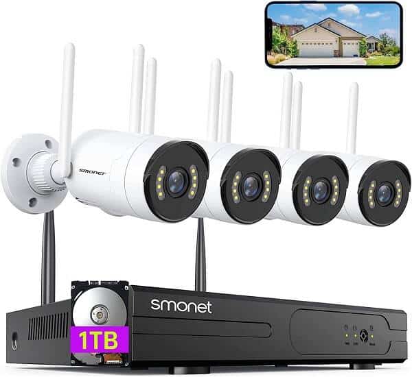 SMONET 2K WiFi Security Camera System Review