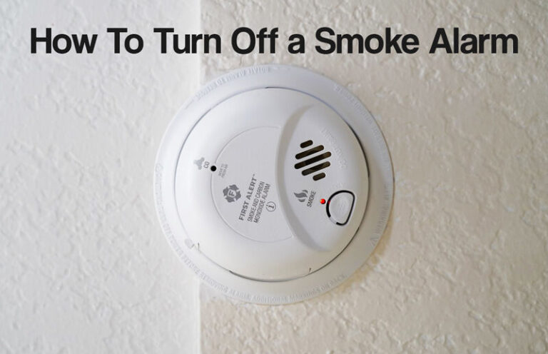 How to Turn Off a Smoke Alarm: A Step-by-Step Guide
